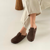 Clog Velour Unisex - braun