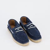Navire Velours Homme - marine