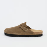 Clog Velour Noir Men - braun