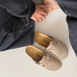 Clog Velour Unisex - beige