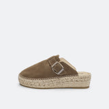Clog Velour High - braun