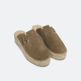 Clog Velour High - braun