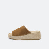 Pantolette Wedge - tan