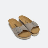 Copine Mono Velour - taupe