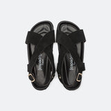 Romain Velour Sandal - schwarz