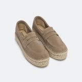Loafer Velour High - taupe