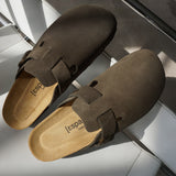 Sabot Velours Homme Neuf - kaki