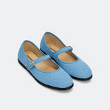 Ballerine Single Jeans - blau
