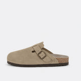 Clog Velour Unisex - taupe